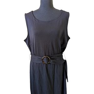 Loft Black Knit Dress ready‎ for your office work day Size 16 Plus